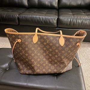Louis Vuitton Neverfull GM Beige Monogram Bag